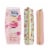 Wrapables Trendy Food Pencil Case and Stationery Pouches (Set of 3), Pink Perspective: front
