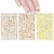 Wrapables 3 Sheets Lemon Fruit Cupcakes & Macaroons Nail Art Nail Stickers Perspective: front