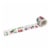 Wrapables Decorative Festive Wide Washi Masking Tape, 35mm x 5m/Eggnog & Mistletoe Perspective: front