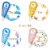 Wrapables Novelty Sticker Machine Pens for Home Office School, Weather & Constellations Perspective: front
