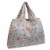 Wrapables Large Nylon Reusable Shopping Bag, Gray French Bulldogs Perspective: front