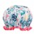 Wrapables Reusable Women's Waterproof Shower Caps for Long Hair, Under the Sea Perspective: front