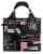 LOQI Airport Icons Reusable Shopping Bag Perspective: front