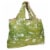 Wrapables Large Nylon Reusable Shopping Bag, Green Paradise Perspective: front