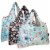 Wrapables Large Nylon Reusable Shopping Bags (Set of 3), Chilling Animals Perspective: front