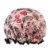 Wrapables Reusable Women's Waterproof Shower Caps for Long Hair, Pink Keychains Perspective: front