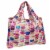 Wrapables Large Nylon Reusable Shopping Bag, Macarons Perspective: front