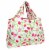 Wrapables Large Nylon Reusable Shopping Bag, Pink Tulips Perspective: front
