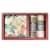 Wrapables Decorative Gold Foil Washi Tape and Sticker Set (10 Rolls & 10 Sheets), Burgundy Perspective: front