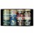 Wrapables Gold Foil Washi Tape in Gift Box Set (20 Rolls), Festive Cranes Perspective: front