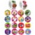 Wrapables 1 Inch Reward, Birthday, Thank You Stickers (1000pcs), Inspirational Animals Perspective: front