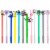 Wrapables Gel Pens School Office Supplies (12 pack), Comical Characters Perspective: front