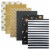Wrapables Tissue Paper 20 x 28 Inch for Gift Wrapping (60 Sheets), Black & Gold Perspective: front