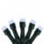 Product Works 15 Battery Operated White LED Micro Rice Christmas Lights - 6 ft Green Wire Perspective: front