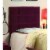 Furniture of America Hellan Fabric Upholstered Twin Headboard in Purple Perspective: front