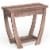 Furniture of America Quaint Modern Wood 1-Drawer Console Table in Light Oak Perspective: front