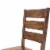 Furniture of America Elsbeth Wood Dining Side Chair in Walnut (Set of 2) Perspective: front