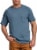 Dickies Mens Temp-iQ™ Performance Cooling T-Shirt - Dusty Blue Perspective: front
