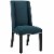 Baron Fabric Dining Chair - Azure Perspective: front