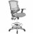 Modway Calibrate Mesh Office Chair, Adjustable from 19.5 to 24 Inches High, Gray Perspective: front