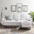 Revive Upholstered Right or Left Sectional Sofa White Perspective: front