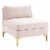 Modway Furniture EEI-3986-PNK Ardent Performance Velvet Armless Chair, Pink Perspective: front