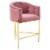 Savour Tufted Counter Stool Dusty Rose Perspective: front