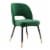 Rouse Performance Velvet Dining Side Chair Emerald Perspective: front