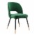 Rouse Performance Velvet Dining Side Chair Emerald Perspective: front