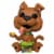 Funko Pop Animation Scooby-Doo with Snacks Special Edition Figure Dog Perspective: front