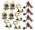 Flower Fairies Mixed Case Gift Pack Fairies For Garden, Bulk (Pack of 8) Perspective: front