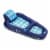 Aqua Leisure Luxury Water Recliner Lounge Pool Float Chair with Headrest, Blue Perspective: front