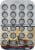 USA Pan 24 Cup Mini Muffin Pan Perspective: front