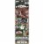 Reminisce Real Sports Cardstock Stickers 4.25 X13 -Football Graphic Perspective: front