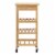 Oceanstar Bamboo Kitchen Trolley Perspective: front