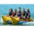 New Island Hopper 6 Passenger 13' Feet In-Line Side-To-Side Seating Banana Boat Perspective: front