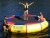 New Island Hopper 13' Bounce N Splash Padded Water Bouncer Perspective: front