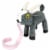 Goat Simulator 10" Plush with Stick-On Tongue Perspective: front