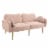 Sofas in Polyester for Home or Office Use Perspective: front