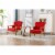 Chairs/Accent Seating in Linen for Home or Office Use Perspective: front