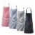 4 Pcs Cooking Apron with Pockets Waterproof Soft Baking Apron Adjustable Bib Aprons for Women Perspective: front