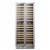 Ergode Lanbo Black Dual Zone Wine Cooler French Doors 287 Bottle Capacity Perspective: front