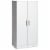 Ergode Elite 32 inch Storage Cabinet, White Perspective: front