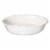 Emile Henry Round Modern Classics Ceramic Pie Dish Pan - White Perspective: front
