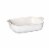 Emile Henry USA Square Modern Classics Ceramic Baking Dish - White Perspective: front