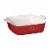 Emile Henry USA Modern Classics 8-Inch Square Ceramic Baking Dish - Rouge Red Perspective: front
