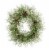 24 inch Iced Pine Artificial Wreath with Pine Cones Perspective: front