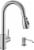 Kicimpro Kitchen Sink Faucet with Soap Dispenser Perspective: front