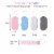 Kitcheniva Ultra Soft Exfoliating 2 PCS Bath Sponge - Grey + White Perspective: front
