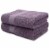 Kitcheniva 100% Soft Cotton Bath Towel Set of 2, Purple Perspective: front